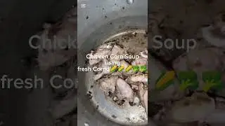 Chicken Corn Soup using fresh 🌽🥦🥦🌽🥦🥦🥦🌽🌽🥦🌽 corns/Learn to Cook Chicken Corn Soup 🍲🍲🍲😋😋