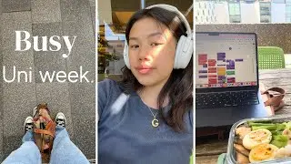 🇦🇺 Busy uni week in my life; late night workshops, imposter syndrome, family time!