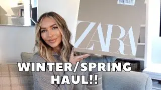 2022 TRY ON ZARA HAUL | WINTER/SPRING TRANSITIONAL PIECES