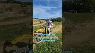 Leonardo Olmi back riding his Ancillotti 125cc from 1984 (only sound). #motocross #mx