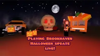 Playing Brookhaven’s Halloween Update Live! | Halloween 2025