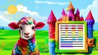 Abacus Color Castle | Learn Rainbow Colors, Patterns & Count to 10 Educational Kids Video