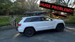 2020 Roofnest Sparrow on a 2018 Jeep Grand Cherokee - HUGE Overhang Problem Solved