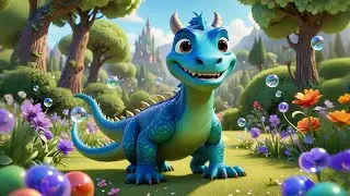 The Dragon That Blew Bubbles 🐉🫧 | Whimsical Nursery Rhyme for Kids