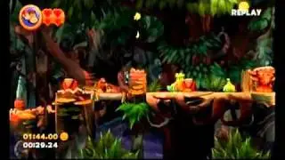 Donkey Kong Country Returns - 5-1 Vine Valley - 1:17.96 (Shiny Gold Medal)