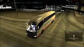 American Truck simulator Volvo Supratour/ Irizar i6 Ep#48 سياقة حافلة مغربية في أمريكا مع الحلقة