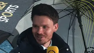 Danny R&ouml;hl reacts after Rangers' 8-0 win against Queen's Park