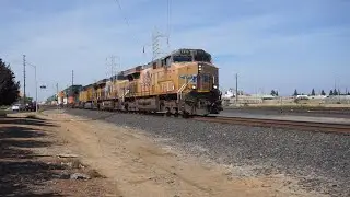 Union Pacific ZBRLC passing down the Fresno sub!