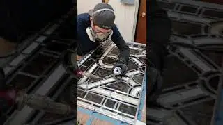 Stained Glass Soldering Time Lapse