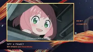 Anime Awards 2023 - SPY X FAMILY as Best Comedy #animeawards2023 #spyxfamily #4rchives