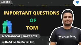 IMPORTANT QUESTIONS OF TOM  | ME | Aditya Gupta(Ex-IES)