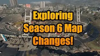 Exploring Verdansk '84 Season 6! New Bunkers! Stadium and Downtown Changes!