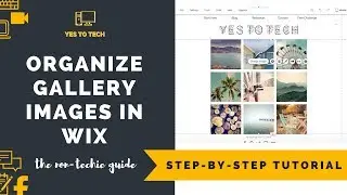 WIX GALLERY TUTORIAL: Adding Photo Gallery In Wix - Wix Website Tutorial