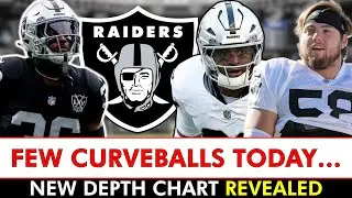 Raiders Training Camp News Today Involves A Few Curveballs + Reacting To NEW Raiders Depth Chart