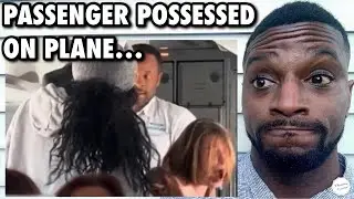SHE&rsquo;S POSSESSED! Woman Freaks Out On Frontier Flight