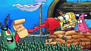 Minecraft | SPONGEBOB VS PLANKTON - Battle for Secret Formula! (Good vs Evil)