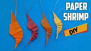 How to make paper shrimp | Origami Shrimp | Diy 🍤 #origami #papercraft #papershrimp @CreativeVok