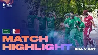 Saudi Arabia vs Qatar match Highlights - Gulf T20i Championship 2024