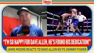 Dave Allen Trainer Jamie Moore Gives PASSIONATE Reaction To Johnny Fisher KO