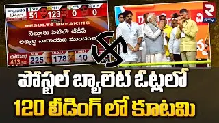 TDP Leading In Postal Ballot | TDP JSP BJP Alliance | AP Elections 2024 | RTV