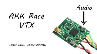 AKK Race VTX - cheap vtx with audio (200mw)