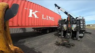 Loading 3 Large Shipping Containers (Riggers POV)