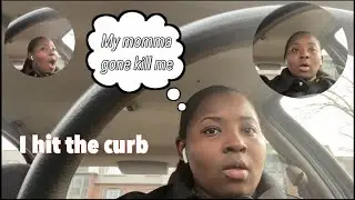 Drive with me ... I hit the curb!! | Princess KD