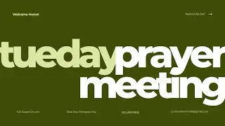 Prayer Meeting | December 30, 2025