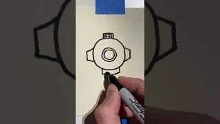 HOW TO DRAW A DIVER'S HELMET