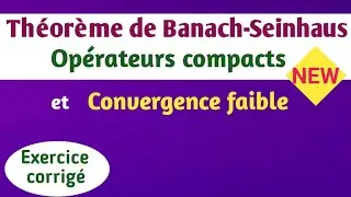 Convergence faible et opérateurs compacts dans un EVN