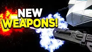 NEW DEVASTATING WEAPONS - Space Engineers Warfare 2: Broadside Update!