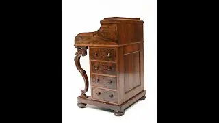 Victorian Davenport Desk Pop Up Mechanism 1860