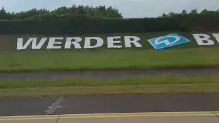Landing at Bremen Airport