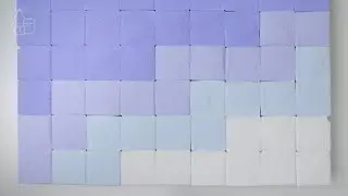 ASMR | Baking Soda Crunch &ndash; Gradient 💙🤍 Satisfying