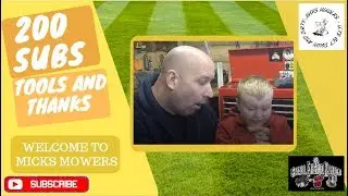 200 SUBS - NEW TOOLS - AND THANKS #smallenginenation