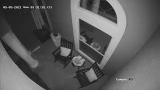 Aiden Fucci At Front Door After Tristyn Bailey's Murder