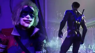 Nightwing vs Harley Quinn boss fight 🔥 - Gotham Knights (Xbox Series X Gameplay)