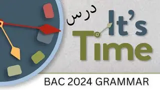 It's high time - Grammar || BAC 2026
