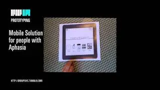 Mobile Solution for Aphasia - Prototyping: Phase 1