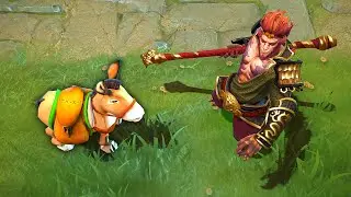 don't use your courier if Monkey King is in the game Dota 2