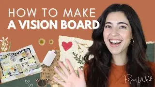 How to Create an Inspiring Vision Board Journal! 📖✨