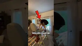 Building a Rollercoaster through the House