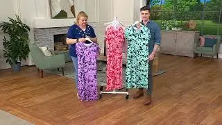 Quacker Factory Floralicious Short Sleeve Dress on QVC