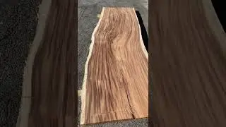 Monkey Pod Live Edge Slab For A Table #woodworking