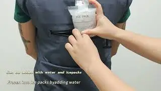 New Summer Cooling Vest Water Cycle Suit Work Protection Excellent Water Cooling System