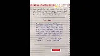 Advertisement writing for sale l advertisement writing for flat l house sale