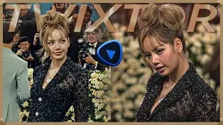 TWIXTOR CLIPS 4K LISA MET GALA 2025
