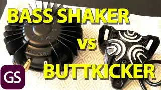 Aurasound Pro Compared to Buttkicker Mini LFE For Home Theater