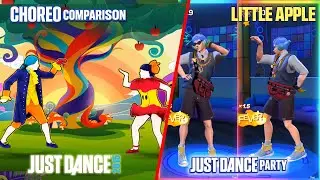LITTLE APPLE | JD2015 vs JUST DANCE: PARTY | CHOREO COMPARISON