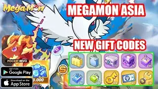 NEW MEGAMON ASIA GIFT CODE 13 AUGUST 2025 || MEGAMON ASIA CODES || POCKET REVO HERE WE GO CODES